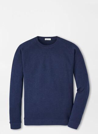 Peter Millar Mens Crown Comfort Knit Crew | Color: Navy | Size: S Product Image