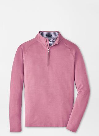 Peter Millar Mens Excursionist Flex Performance Pullover | Color: Valencia | Size: XL Product Image