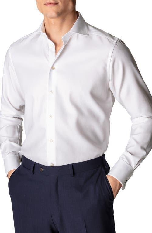 Mens Contemporary-Fit Cavalry Twill French-Cuff Dress Shirt Product Image