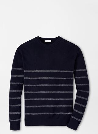 Mens Crown Sampson Striped Cotton & Wool-Blend Sweater Product Image