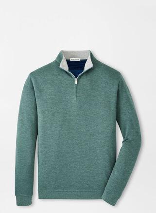 Peter Millar Mens Crown Comfort Pullover | Color: Sherwood | Size: XL Product Image