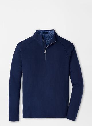 Peter Millar Mens Excursionist Flex Performance Pullover | Color: Navy | Size: L Product Image