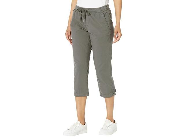 L.L.Bean Ripstop Pull-On Capri Pants (Dark ) Women's Casual Pants Product Image