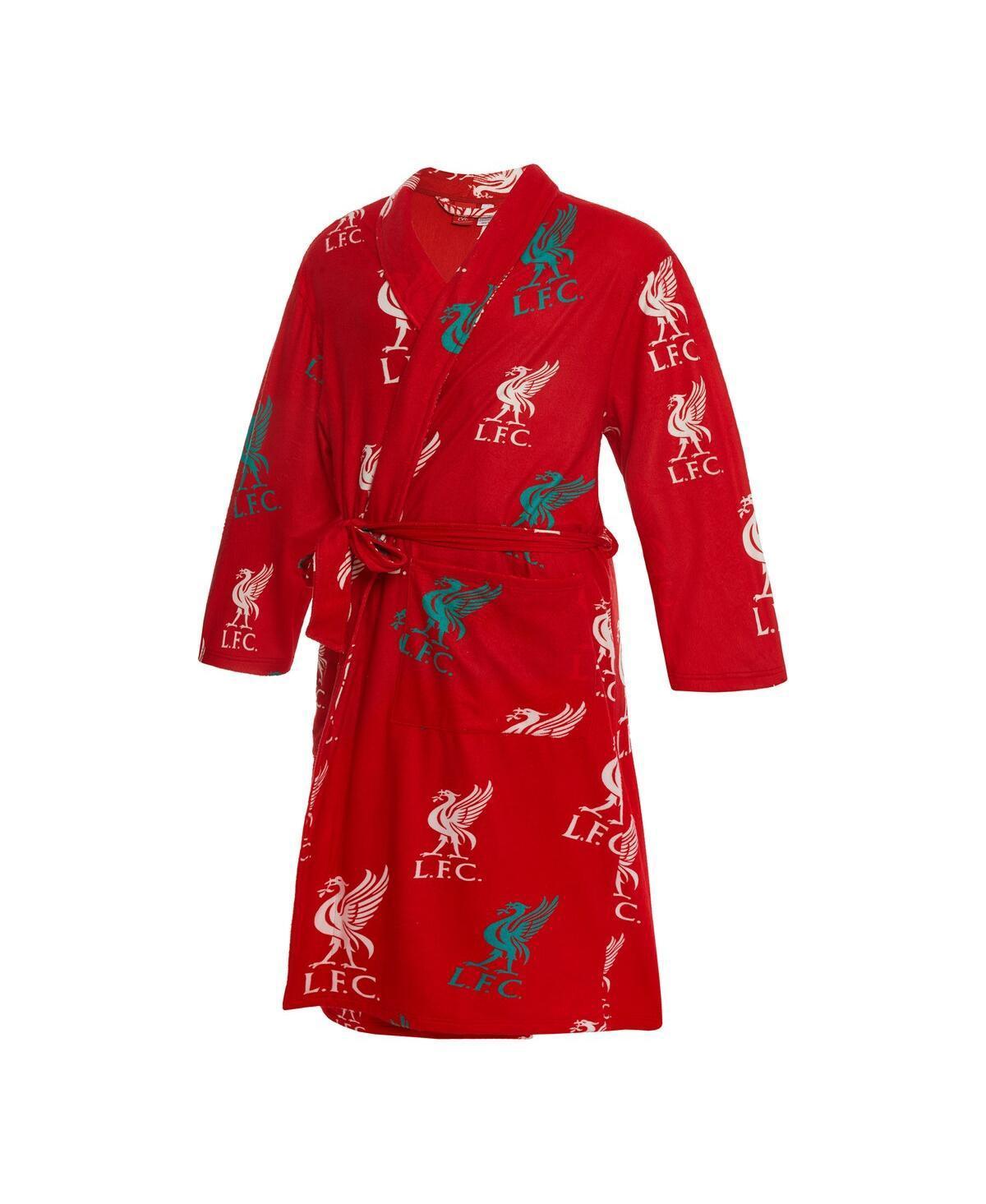 Mens Concepts Sport Red Liverpool Ensemble Microfleece Robe Product Image