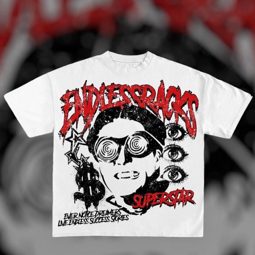 Vintage Endless The Hustler Superstar Graphic Print T-Shirt Product Image