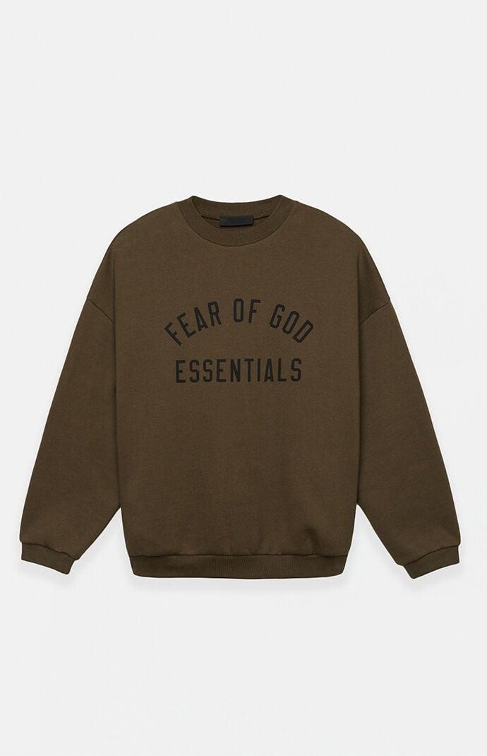 Fear of God Essentials Men's Fleece Crew Neck Sweatshirt - Product Image