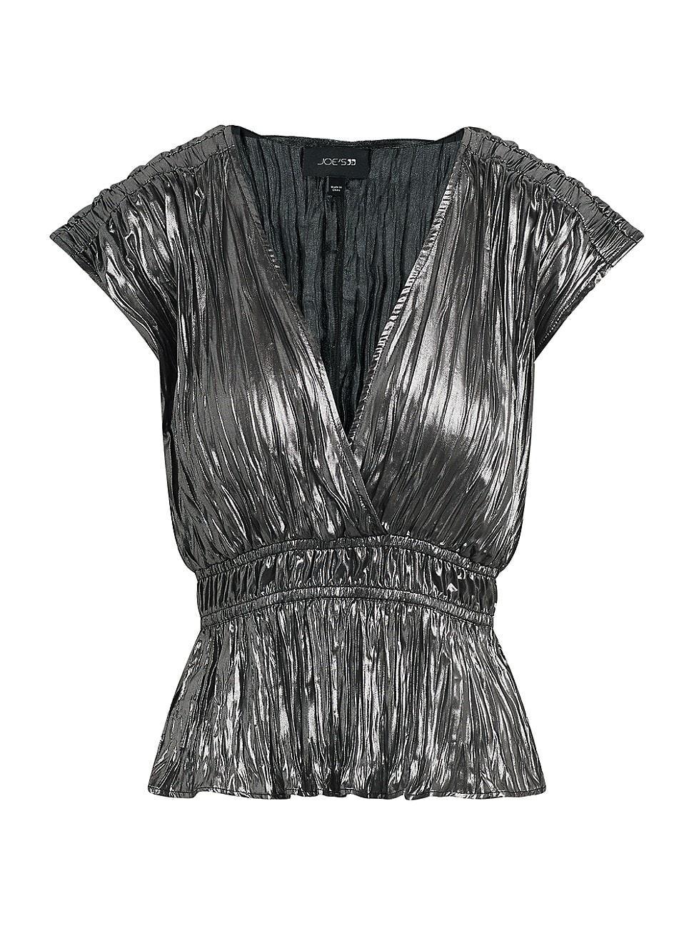 Womens The Lea Lam Foil Top Product Image