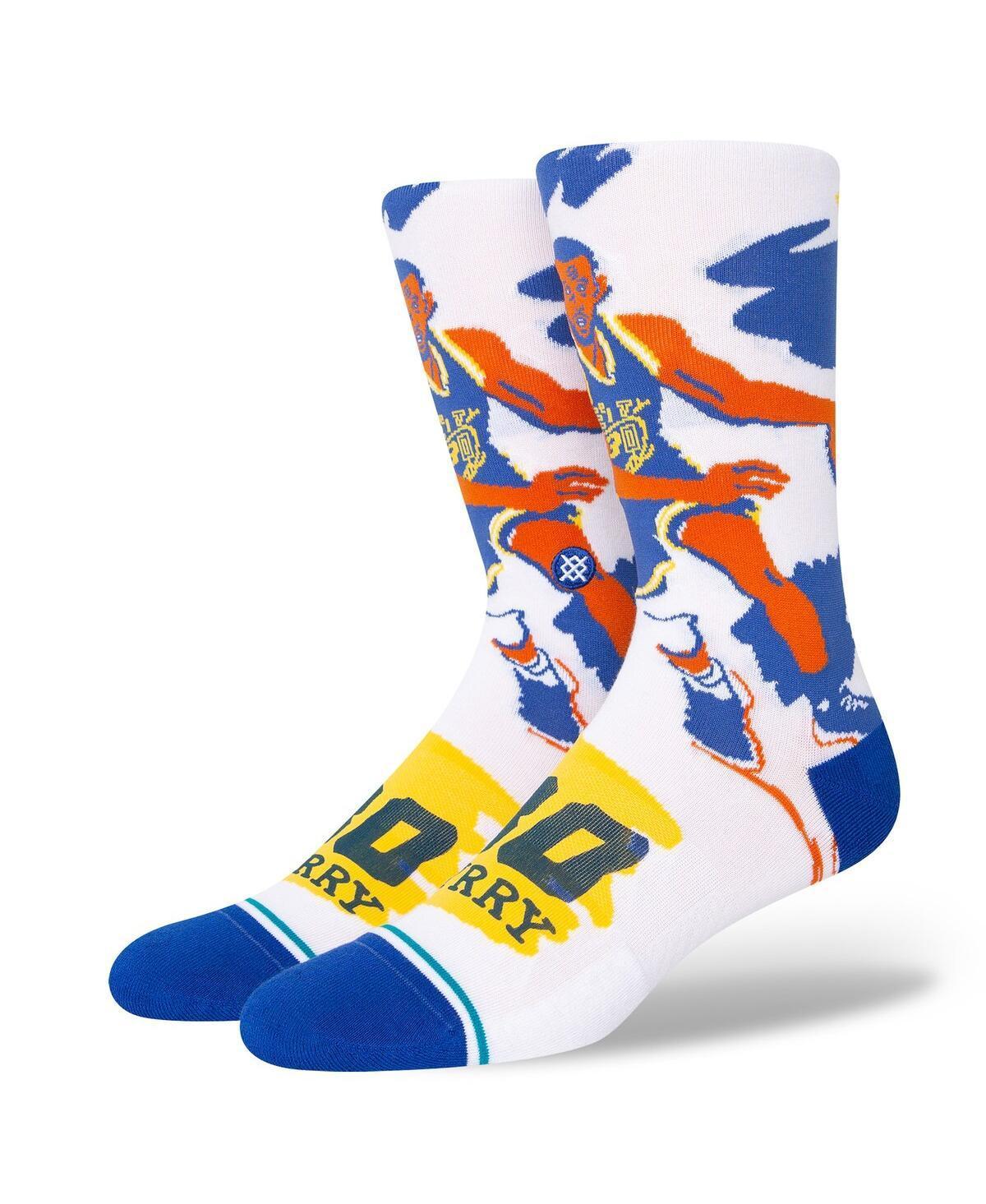 Mens Stance Stephen Curry Golden State Warriors Player Paint Crew Socks Product Image