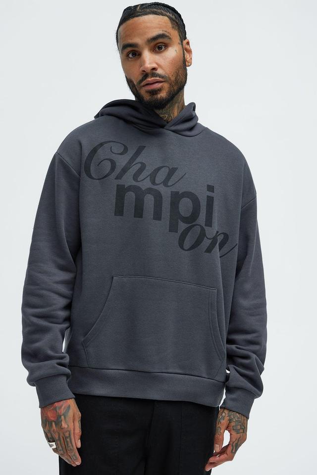 Champion Hoodie - Charcoal Product Image