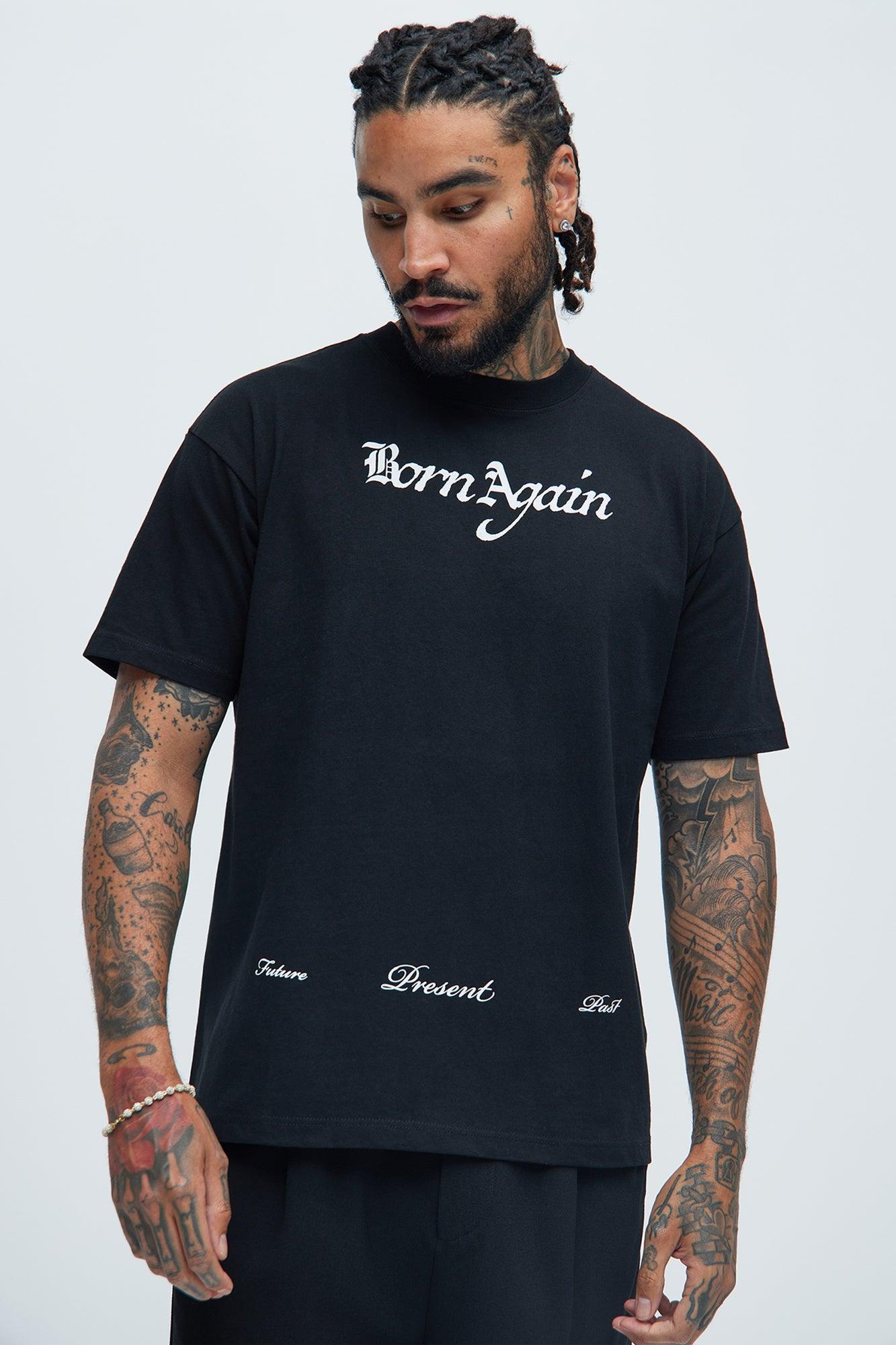 Born Again Oversize Short Sleeve Tee - Black Product Image