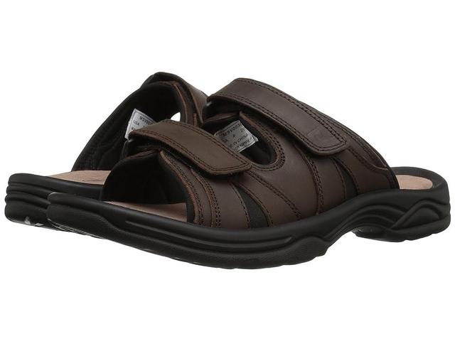 Propet Vero Mens Slide Sandals Black Product Image