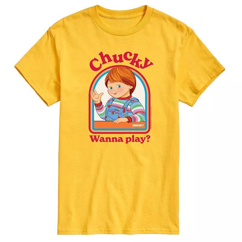 Mens Chucky Wanna Play Graphic Tee Product Image