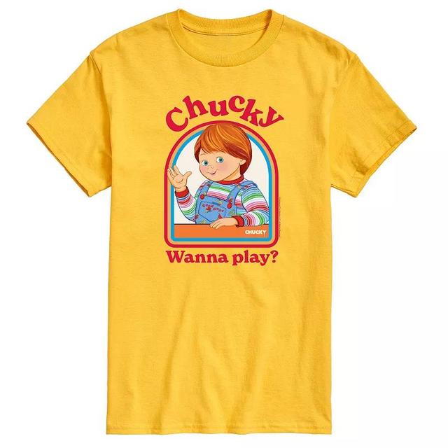 Mens Chucky Wanna Play Graphic Tee Product Image