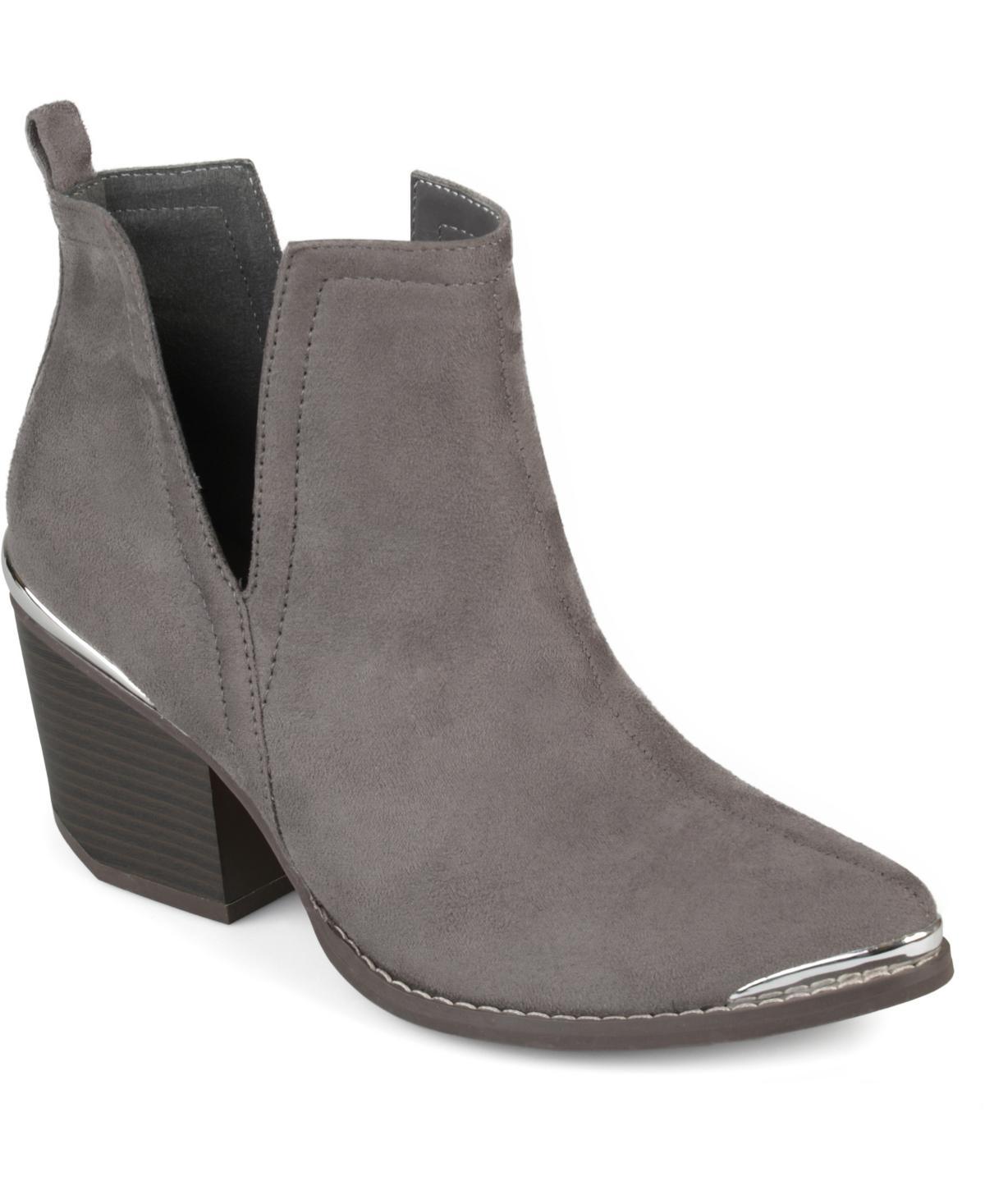 Journee Collection Issla Womens Ankle Boots Med Grey Product Image