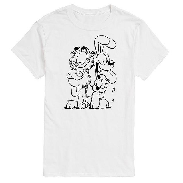 Big & Tall Garfield And Odie Graphic Tee, Mens Product Image