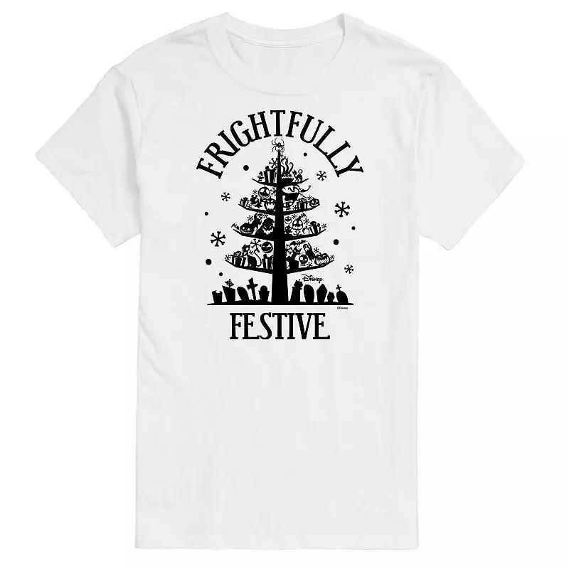 Mens Nightmare Before Christmas Frightfully Festive Tee Product Image