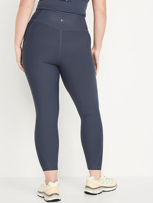 High-Waisted PowerSoft Ribbed Leggings Product Image