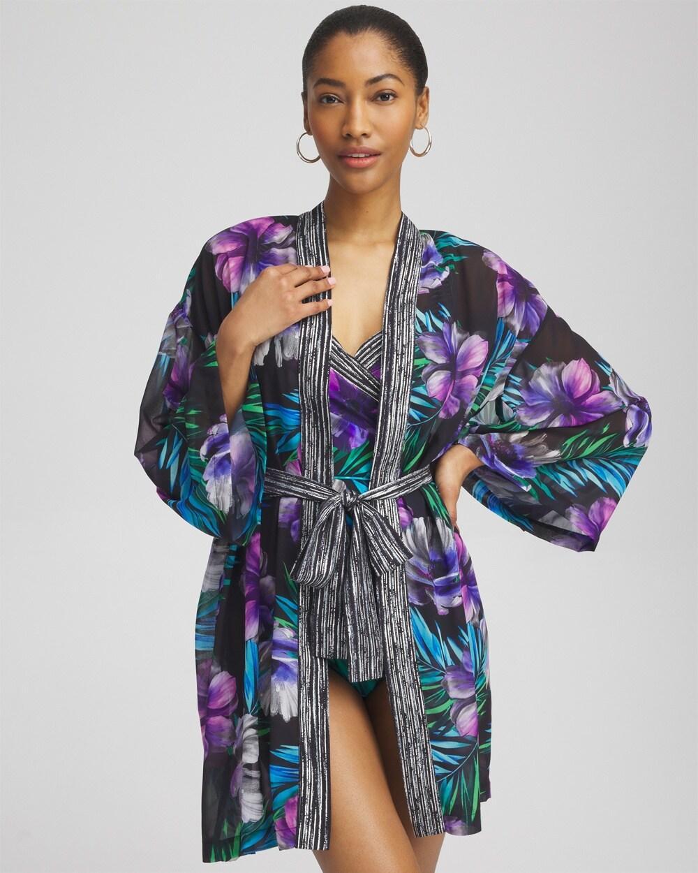 Women's Miraclesuit Flora Aura Kimono size Medium   Chico's, Matching Sets - Multicolor - Women Product Image