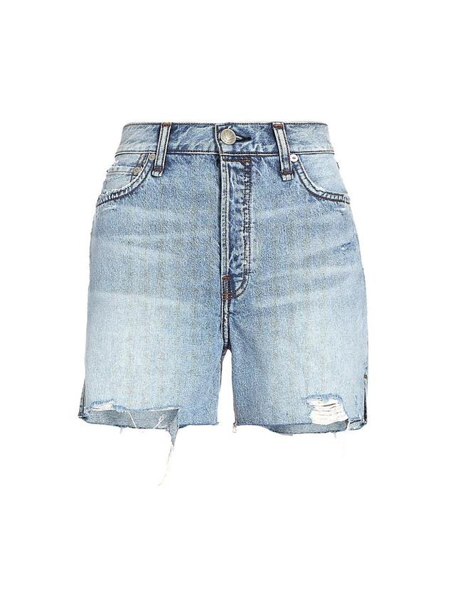 Womens Vintage Cut-Off Denim Shorts Product Image