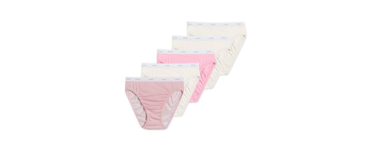 Jockey Womens 5-Pk. Cotton French Cut Brief 1744 Product Image