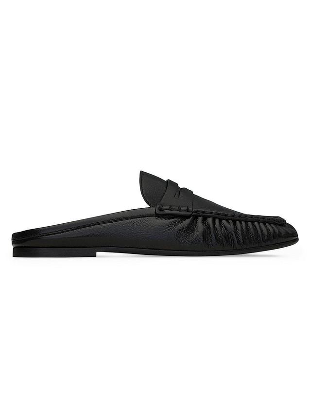 Womens Le Loafer Penny Mules in Smooth Leather Product Image