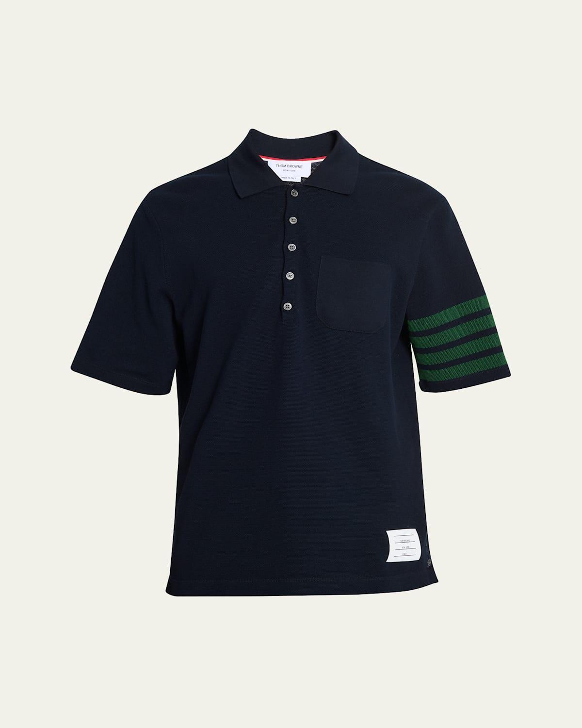 Mens 4-Bar Pique Polo Shirt product image