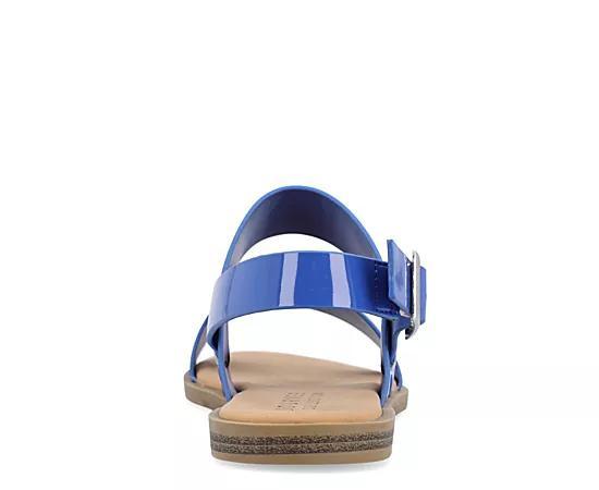 Journee Collection Womens Lavine Wide Flat Sandal Product Image