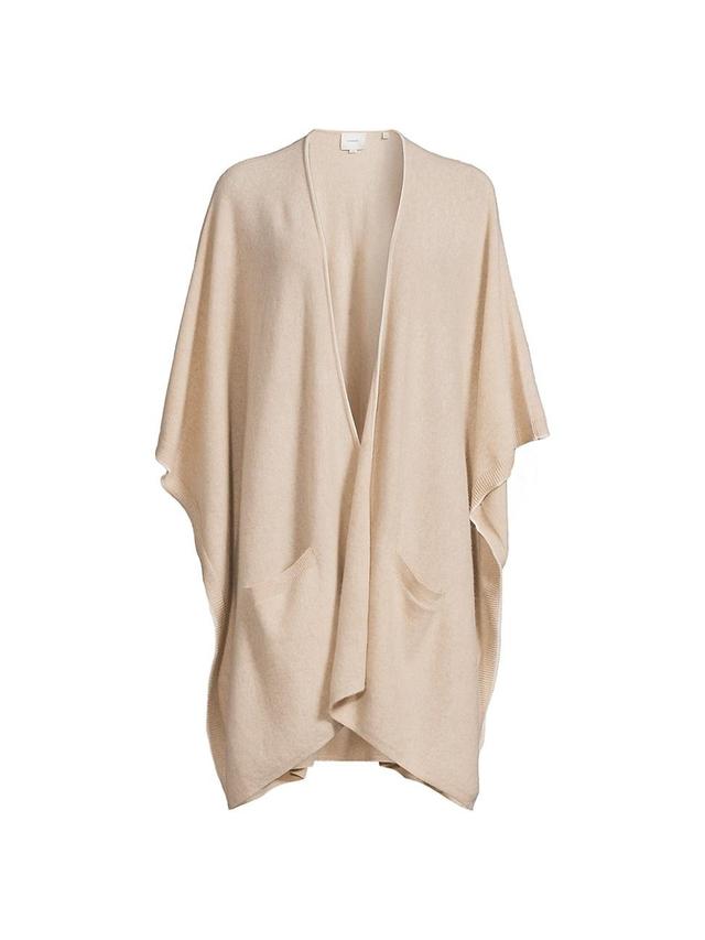 Womens Cashmere Tipped Cape Product Image