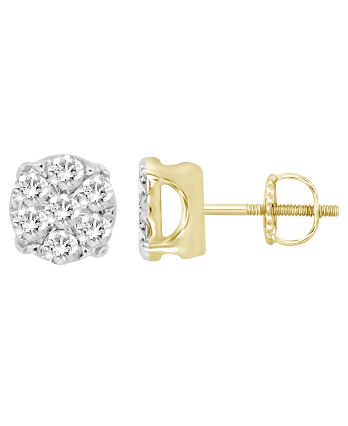 Mens Diamond (1/4 ct.t.w.) Earring Set Gold - Yellow Product Image