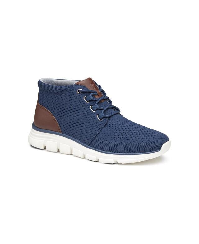 Johnston & Murphy Amherst Lug Knit Chukka Boot (Grey) Men's Boots Product Image