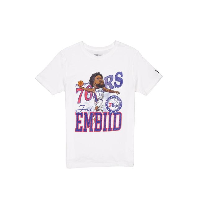 Philadelphia 76ers Joel Embiid Caricature T-Shirt Male Product Image