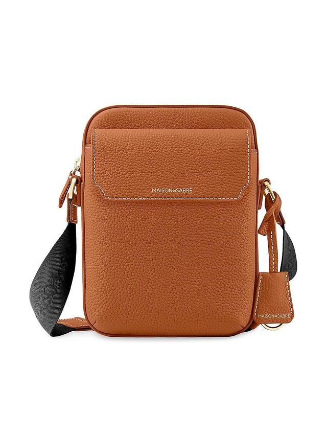 Womens Small Leather Messenger Bag Product Image