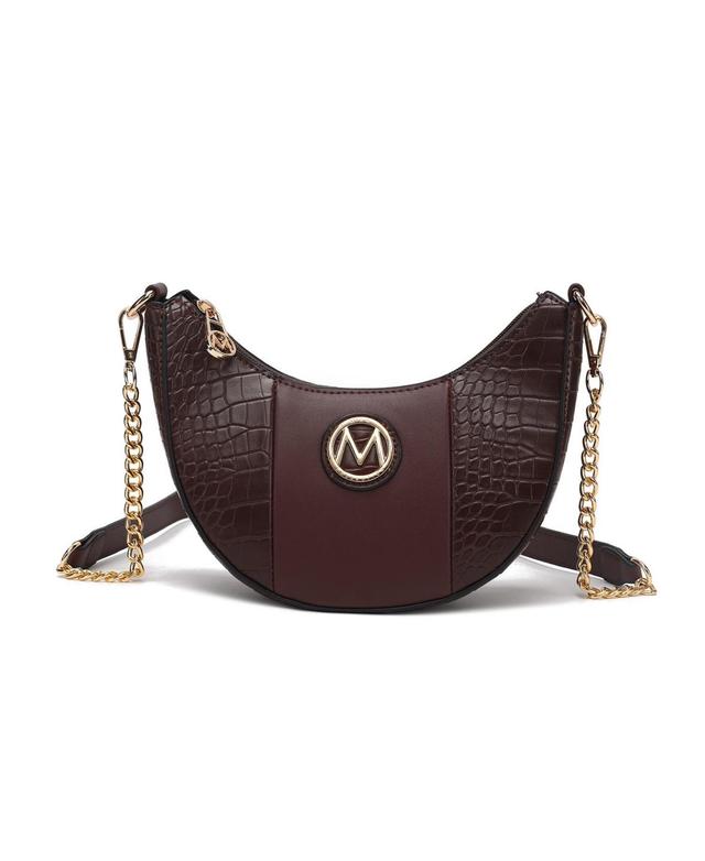 Mkf Collection Amira Crocodile Embossed Women s Shoulder Bag by Mia K Product Image