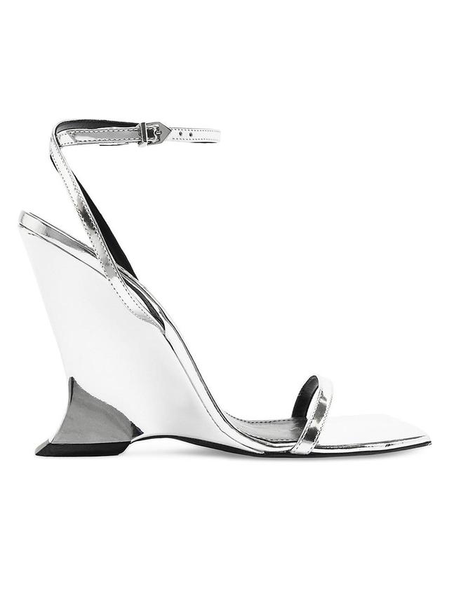 Womens Siena 115MM Metallic Patent Leather Sandals Product Image