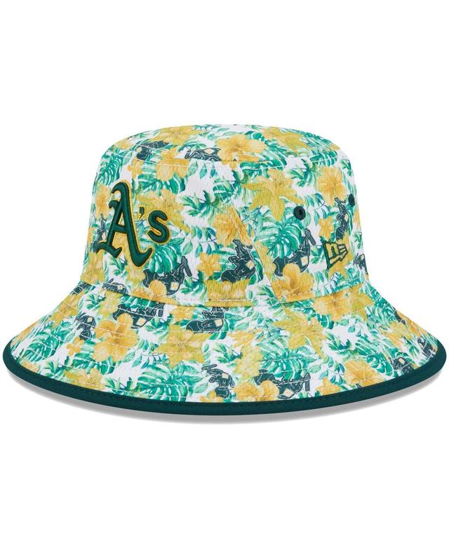 Mens New Era Oakland Athletics Tropic Floral Bucket Hat Product Image