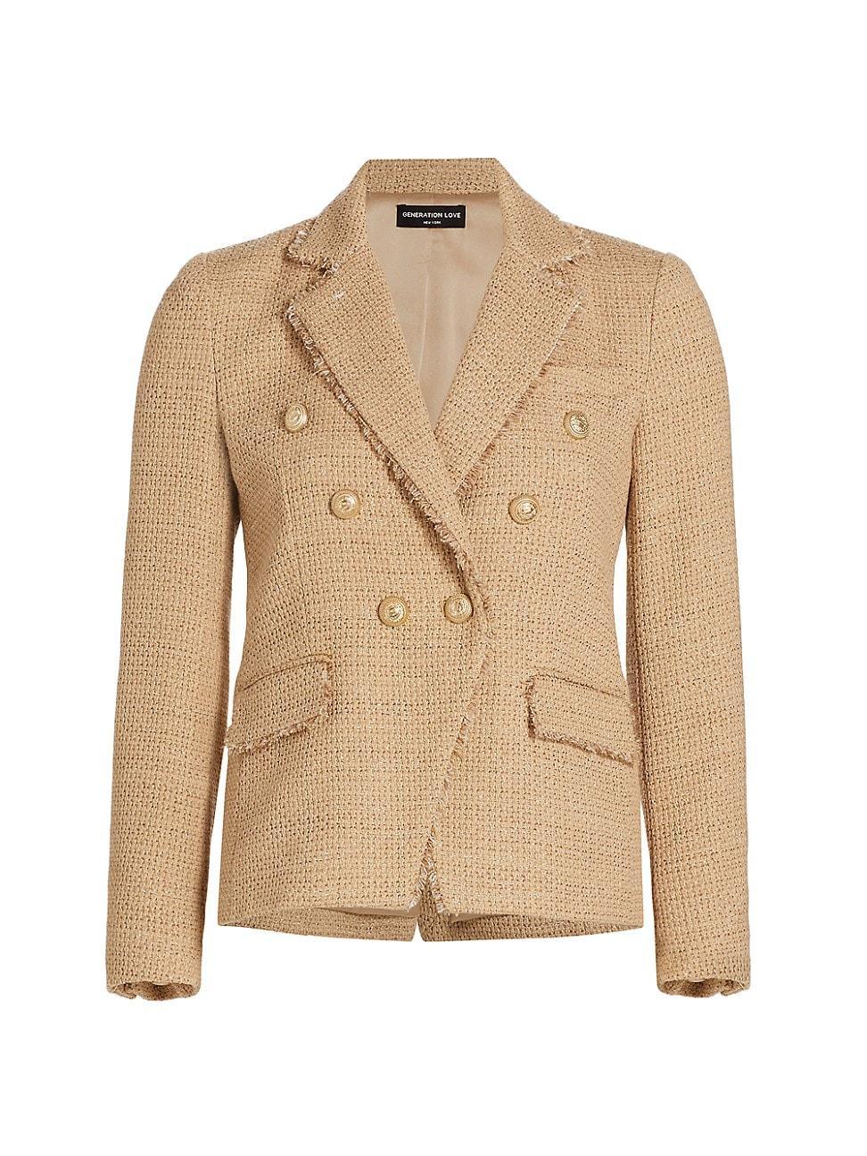 Womens Eliza Tweed Blazer Product Image