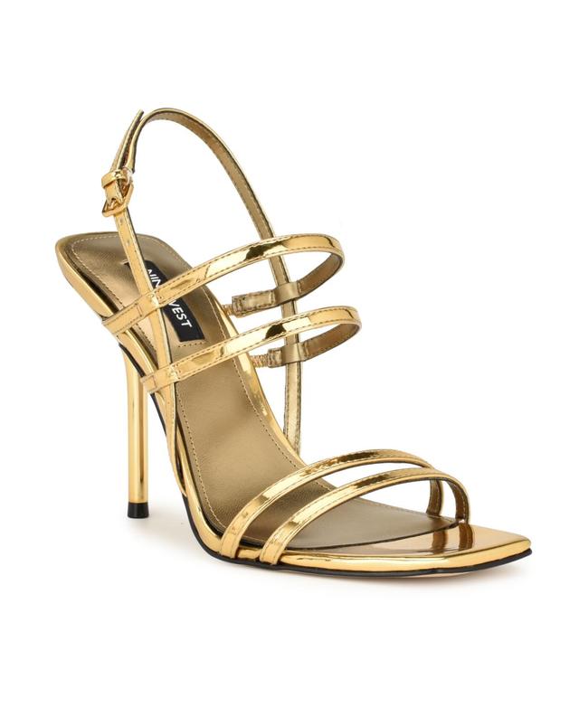 Nine West Womens Penla Strappy Square Toe Dress Sandals Product Image