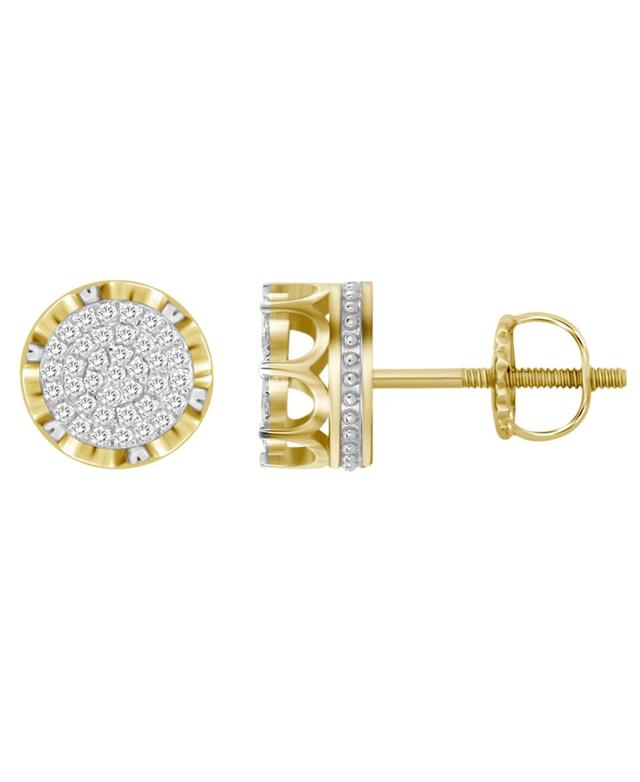 Mens Diamond (1/6 ct.t.w.) Earring Set in 10k Yellow Gold Product Image