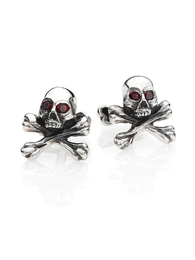 Mens Skull & Cross Bones Cuff Links Product Image