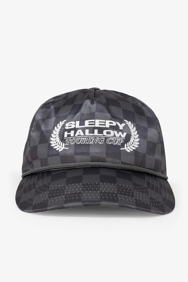 SHRC Checkered Satin Hat - Black Product Image