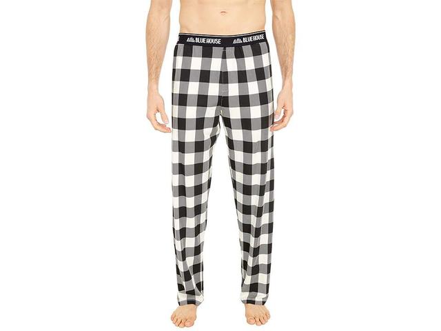 Little Blue House by Hatley Cream Plaid Jersey Pajama Pants Men's Pajama Product Image