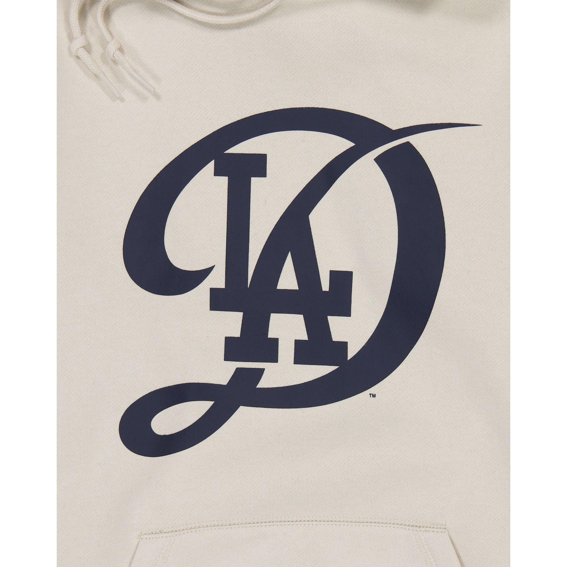 Los Angeles Dodgers City Connect White Hoodie Male Product Image