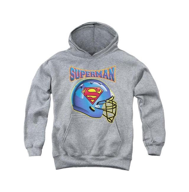 Superman Boys Youth Helmet Pull Over Hoodie / Hooded Sweatshirt Product Image