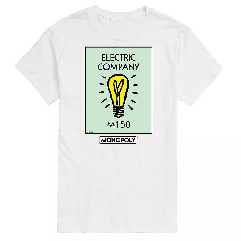 Mens Monopoly Electric Company Graphic Tee Product Image