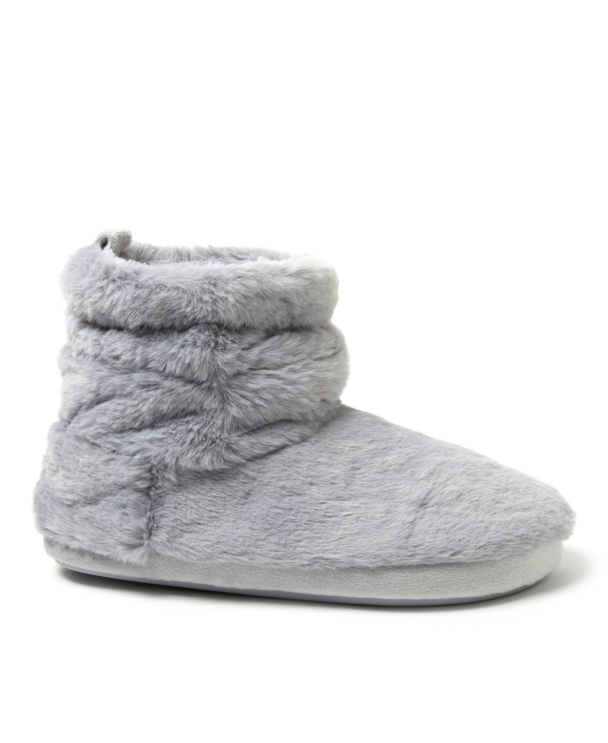 Dearfoams Womens Kimber Furry Bootie Slippers Product Image