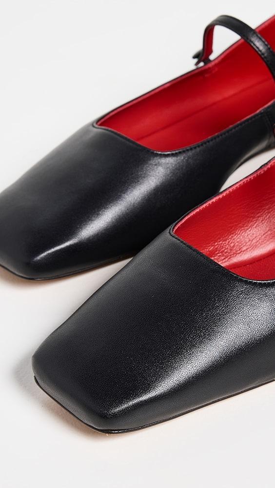 Mansur Gavriel Square Toe Mary Jane Flats | Shopbop Product Image