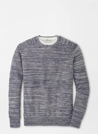 Peter Millar Mens Crown Cool Crewneck Sweater | Color: Navy | Size: S Product Image