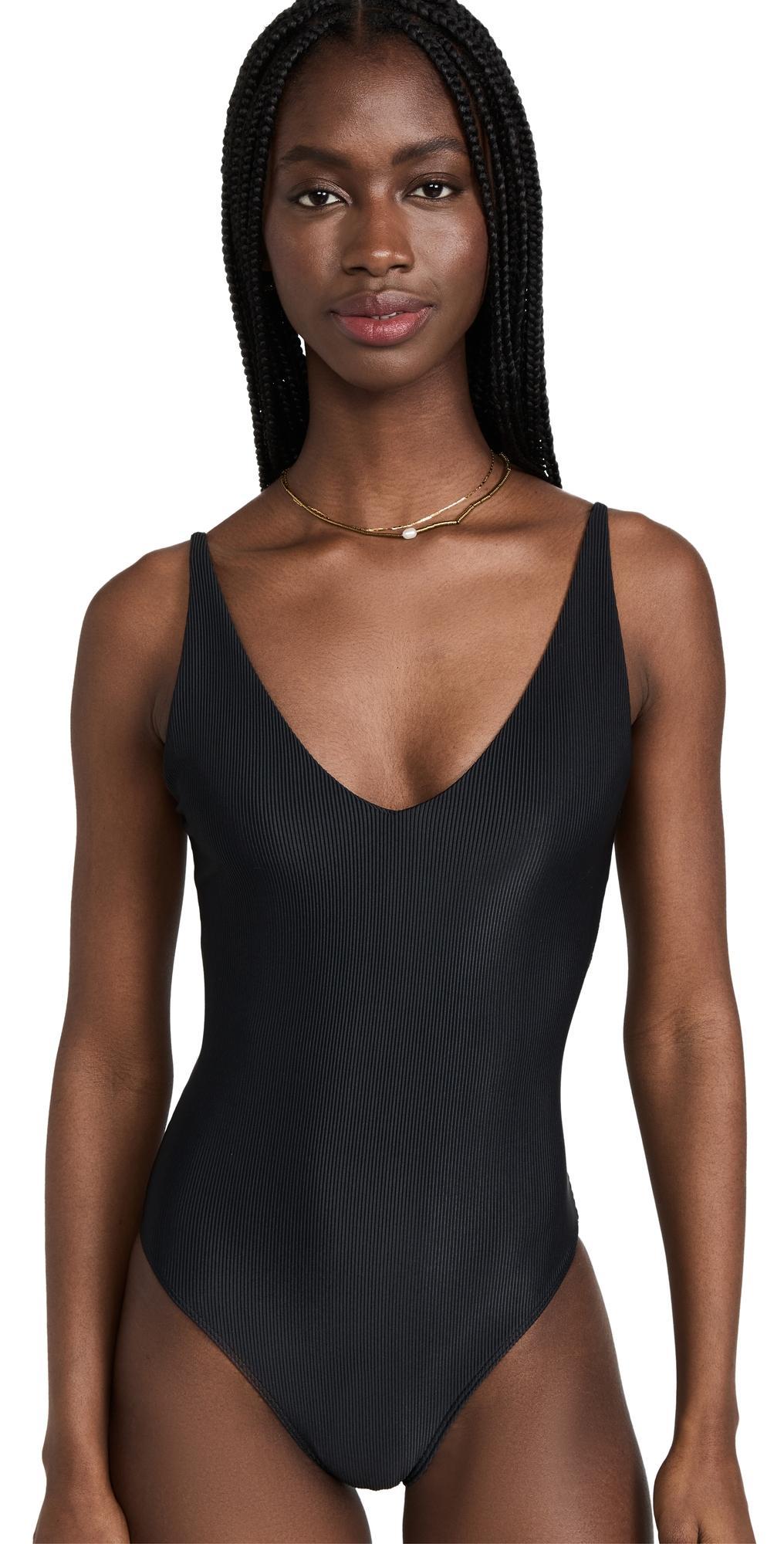 Beach Riot Reese Rib One-Piece Swimsuit Product Image