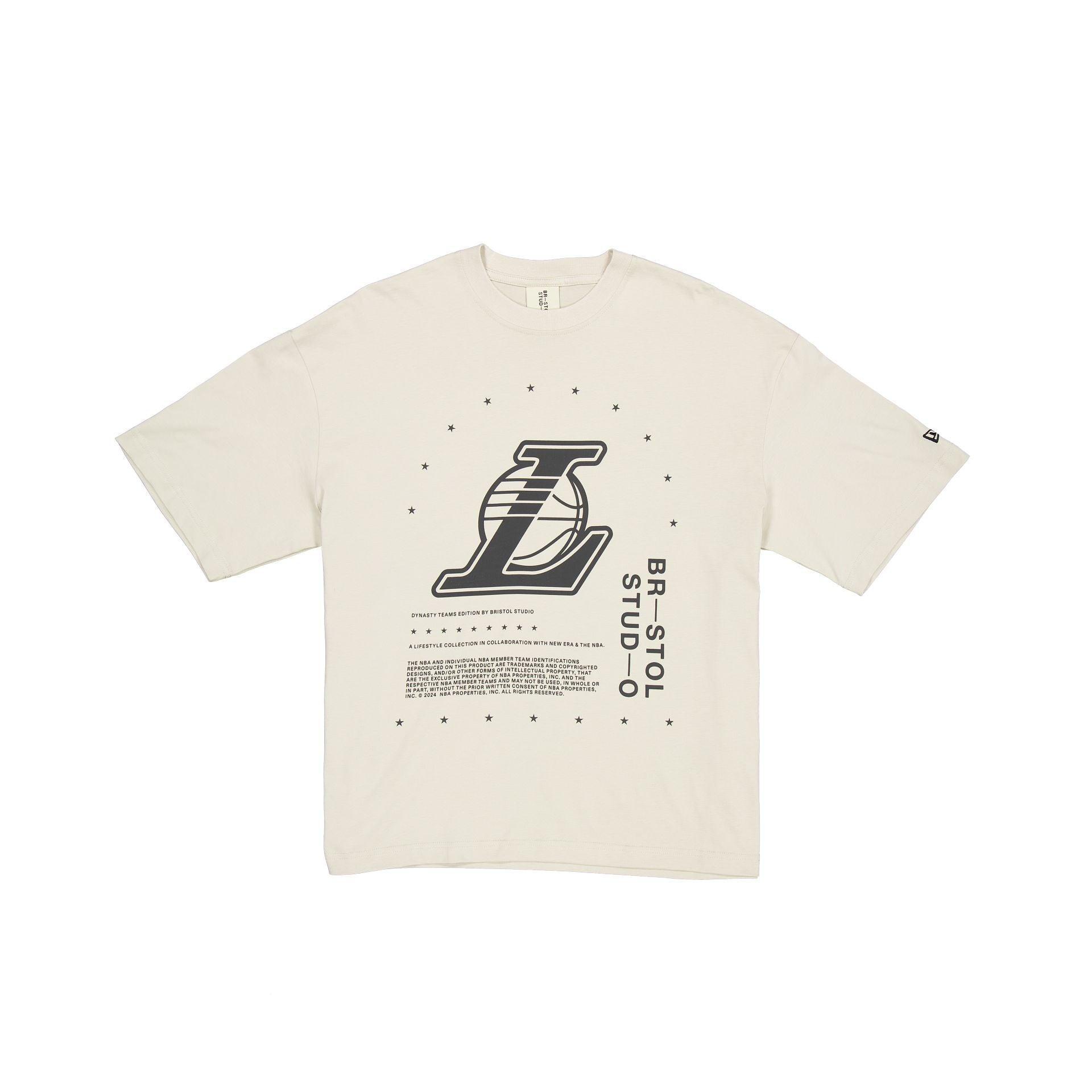 Bristol x Los Angeles Lakers Stone T-Shirt Male Product Image