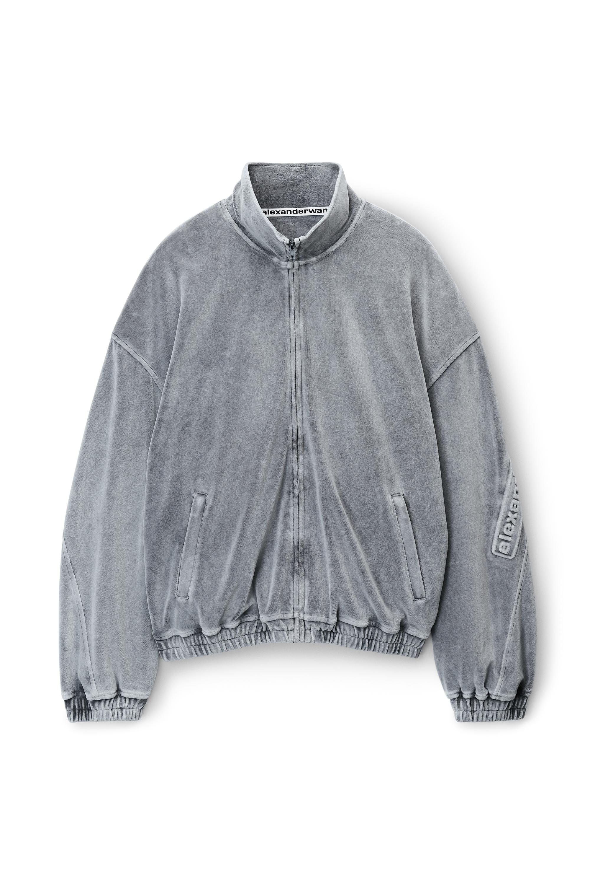 Logo Track Jacket In Velour Product Image